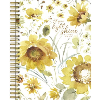 SPIRAL NOTEBOOK - LET YOUR LIGHT SHINE