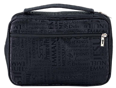 BIBLE CASE - NAMES OF JESUS  BLK XXL