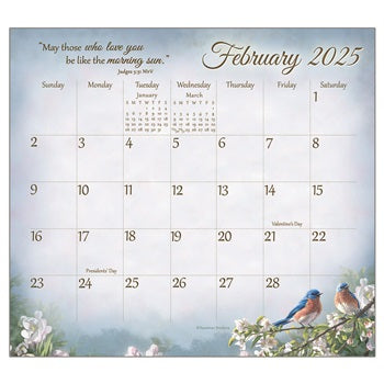 CALENDAR - MAGNETIC - SONGBIRDS OF FAITH