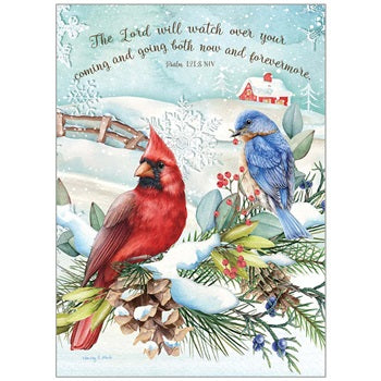 BOXED CHRISTMAS CARDS - LORD WILL WATCH OVER