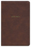 NKJV -  THINLINE BROWN  LEATHERSOFT VALUE