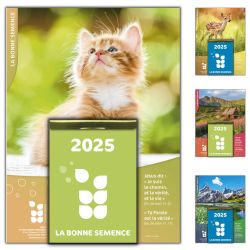 GOOD SEED 2025 CALENDAR - FRENCH -WALL METAL